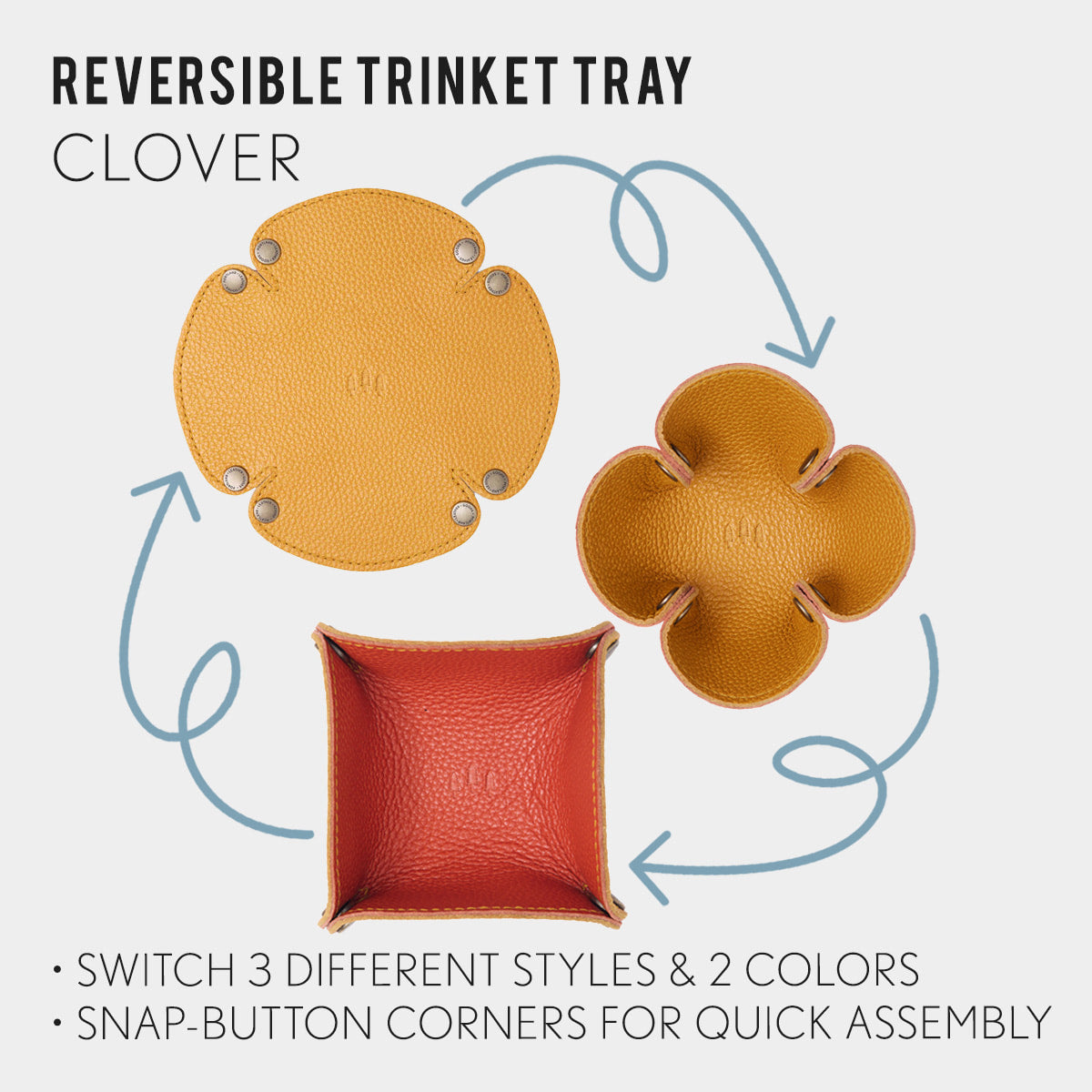 Reversible Clover Trinket Tray - Image 39