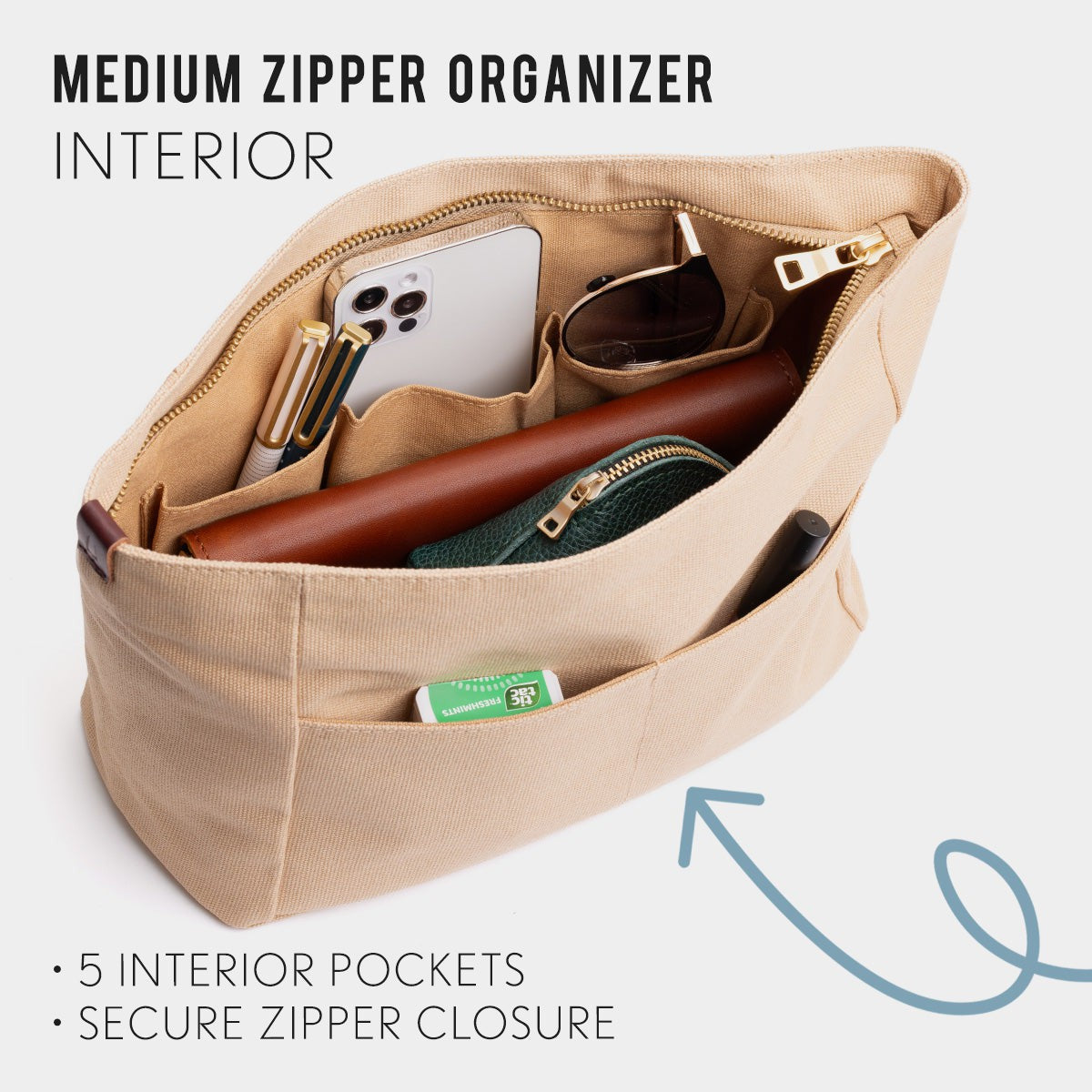 Canvas Purse Organizer - Image 129
