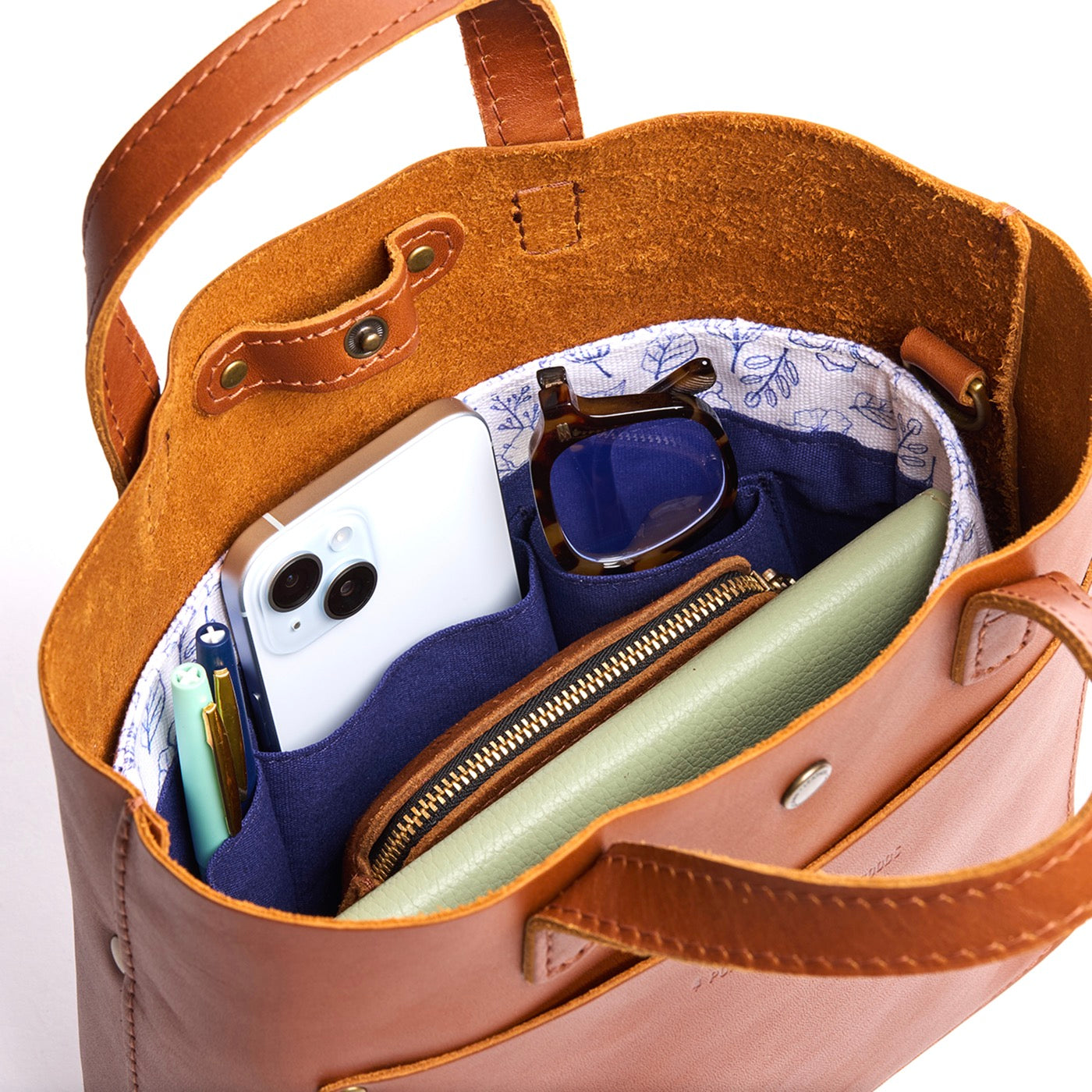 Printed Canvas Purse Organizer - Image 75