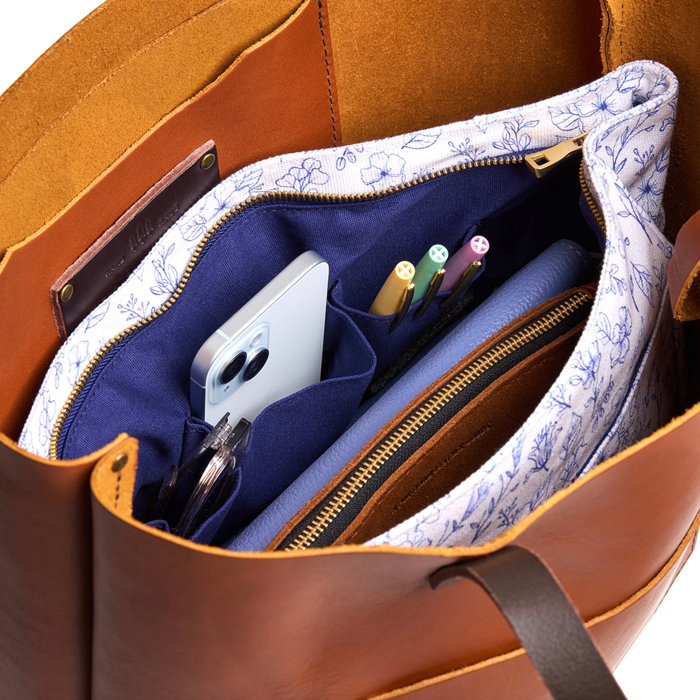 Printed Canvas Purse Organizer - Image 77