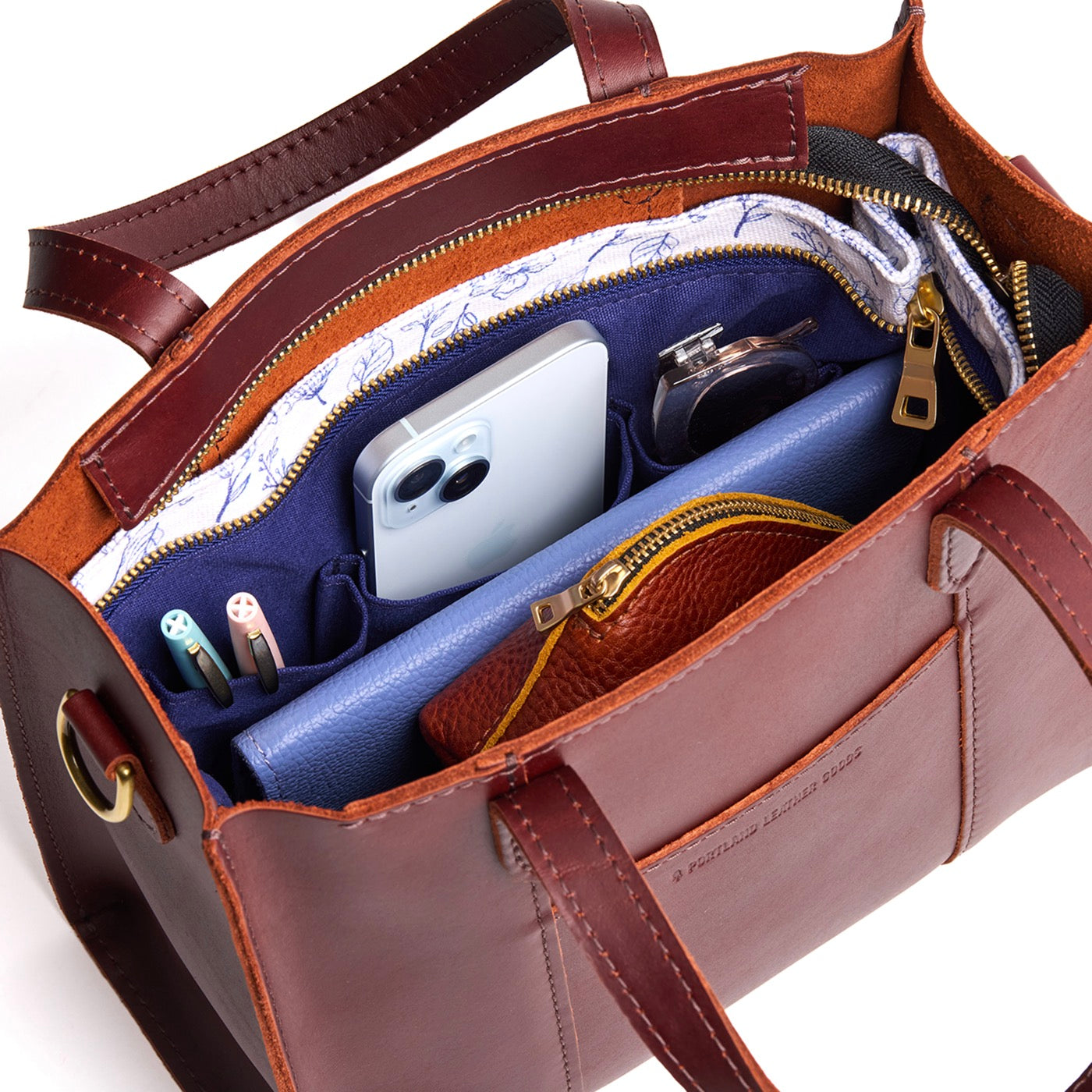 Printed Canvas Purse Organizer - Image 78