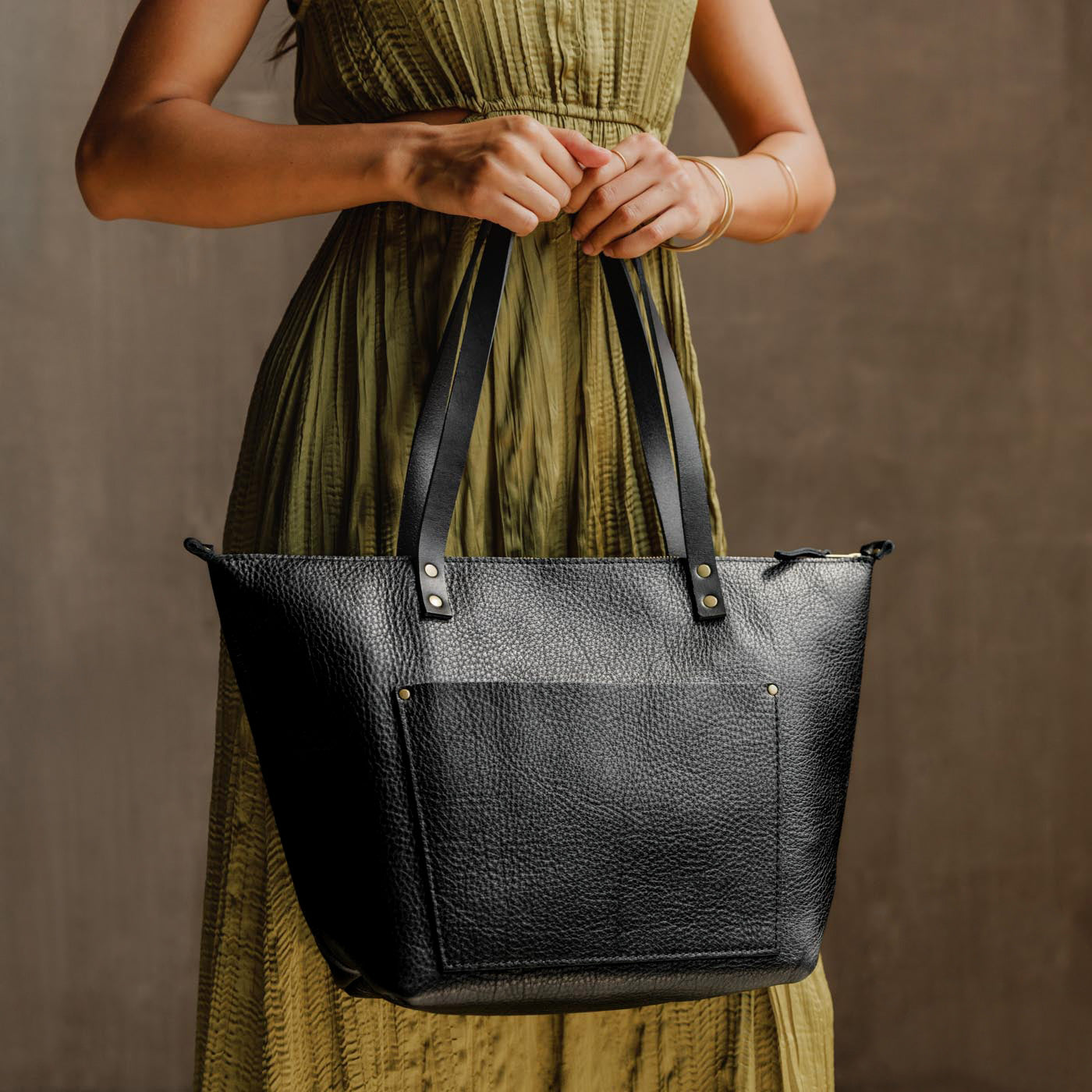 Leather Tote Bag - Image 159