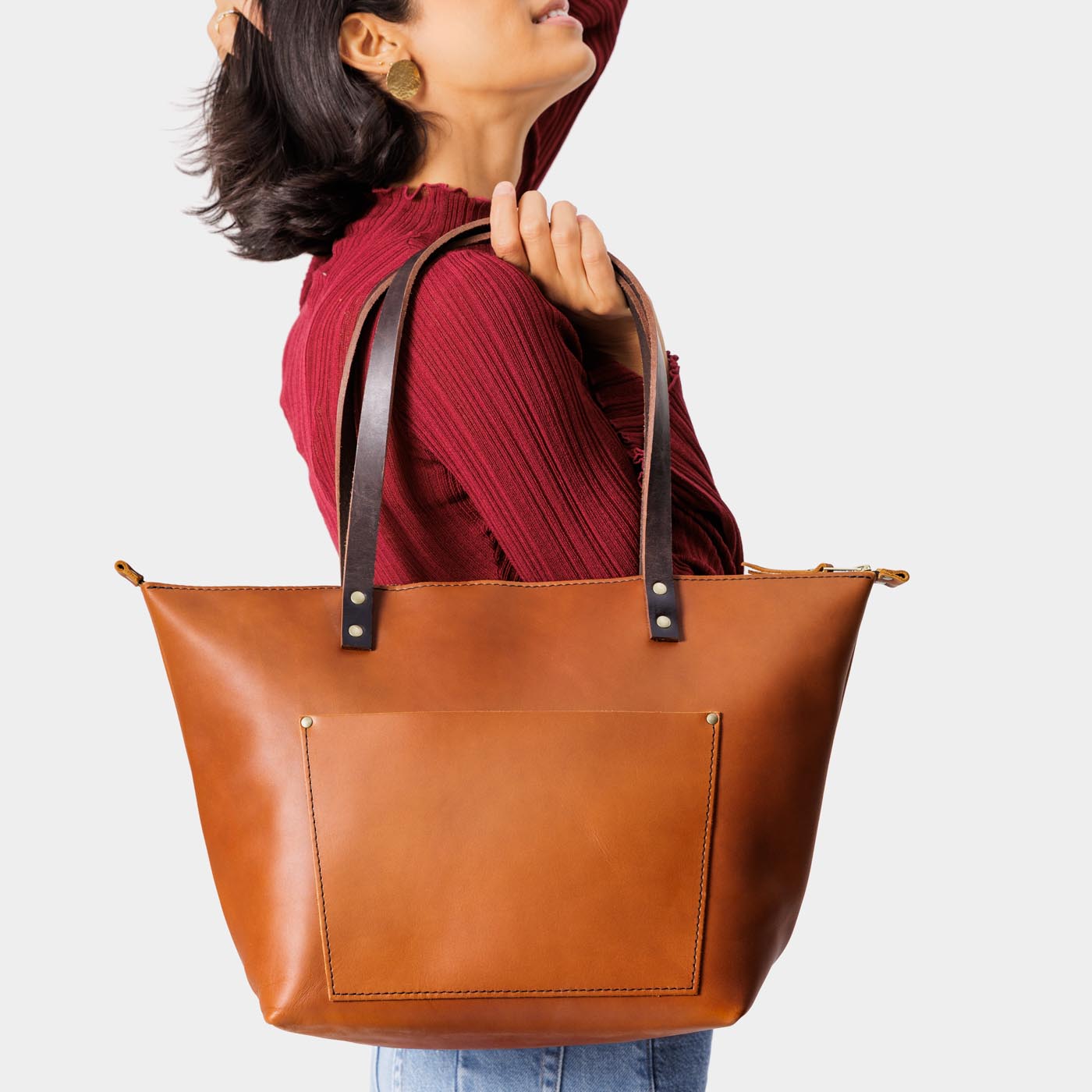 'Almost Perfect' Leather Tote Bag - Image 161