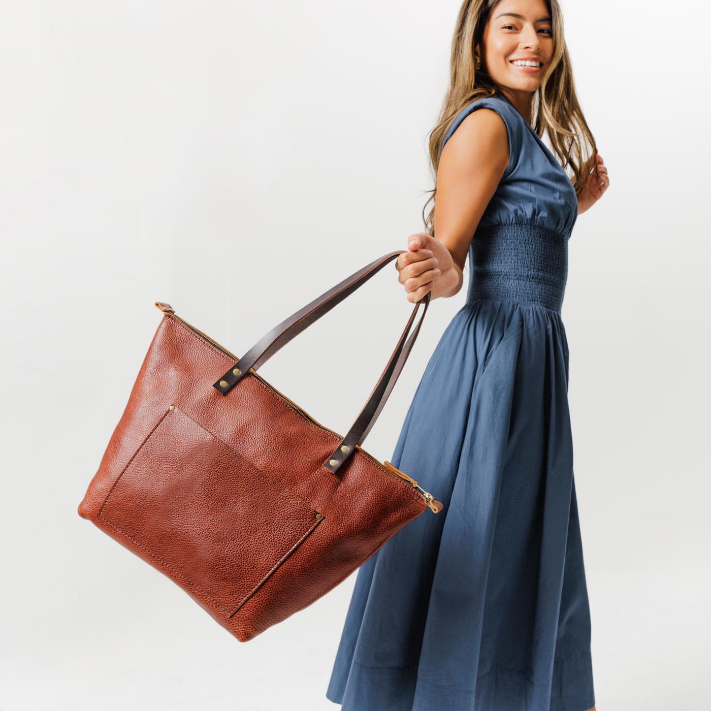 'Almost Perfect' Leather Tote Bag - Image 164