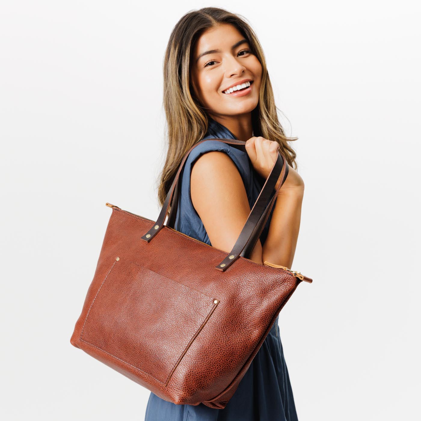 'Almost Perfect' Leather Tote Bag - Image 163