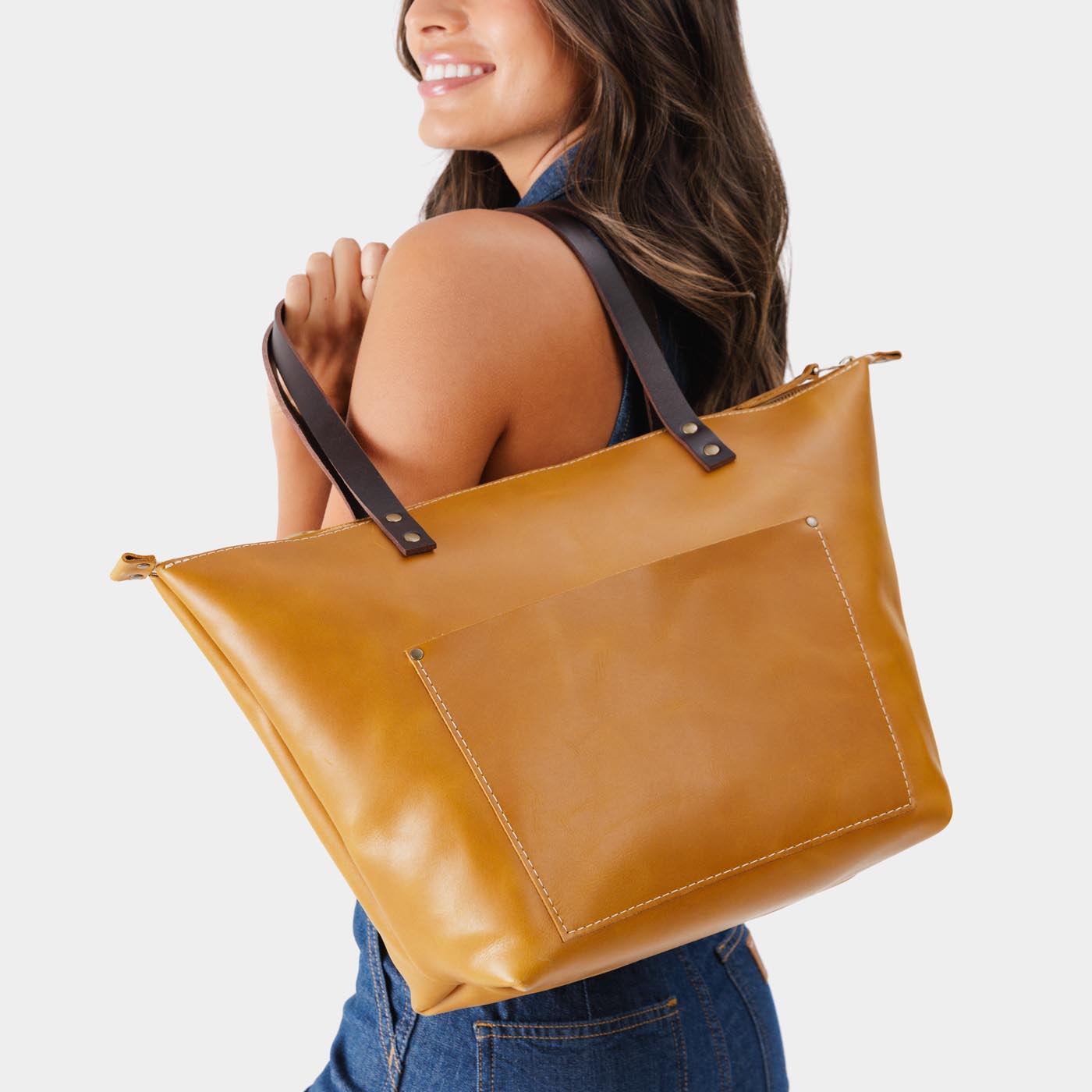 'Almost Perfect' Leather Tote Bag - Image 175