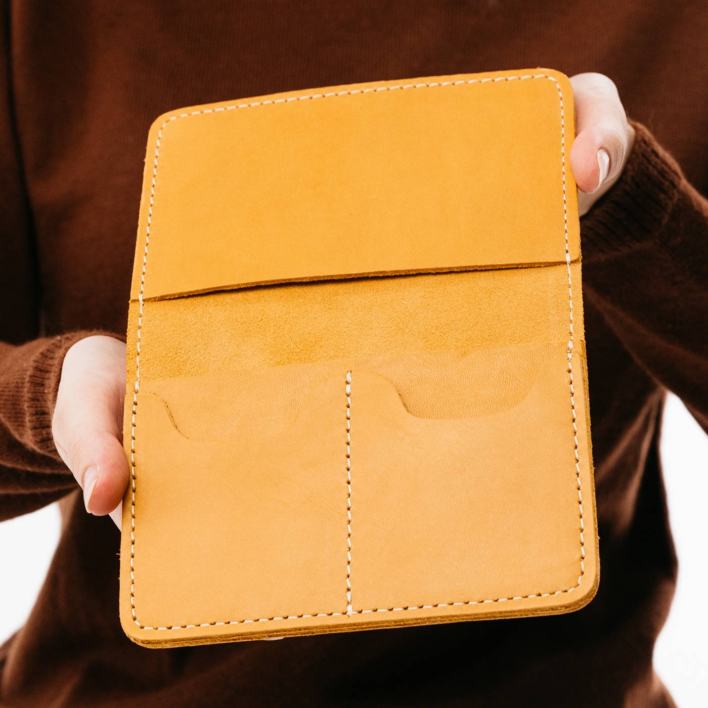 Leather Modern Passport Holder - Image 86