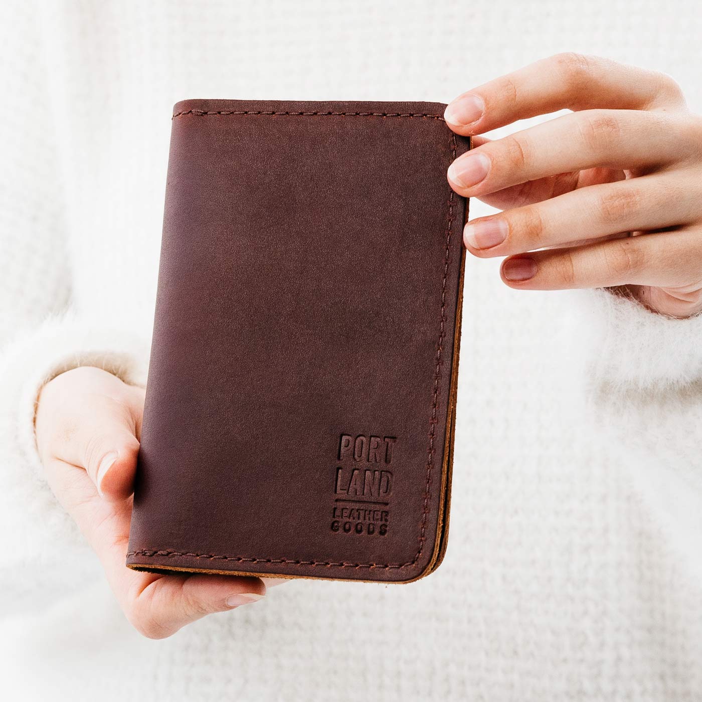 Leather Modern Passport Holder - Image 83