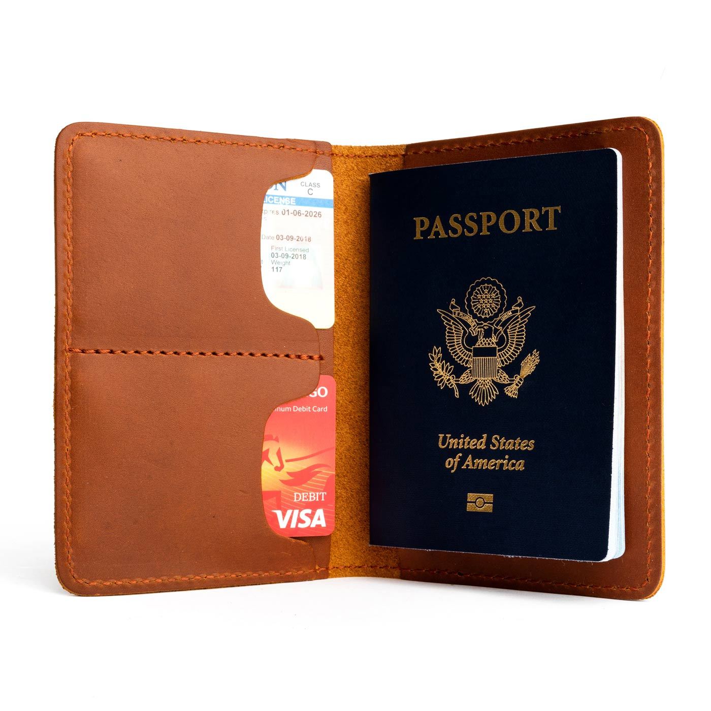 Leather Modern Passport Holder - Image 43