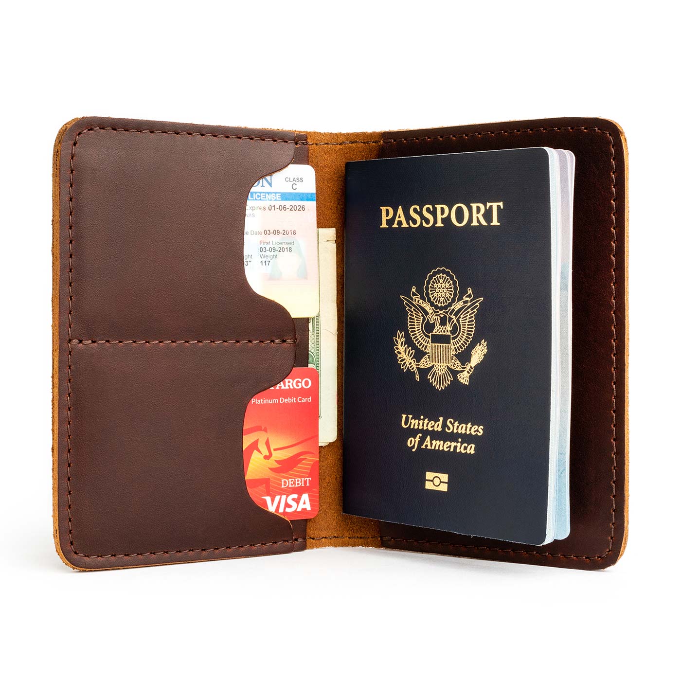 Leather Modern Passport Holder - Image 49