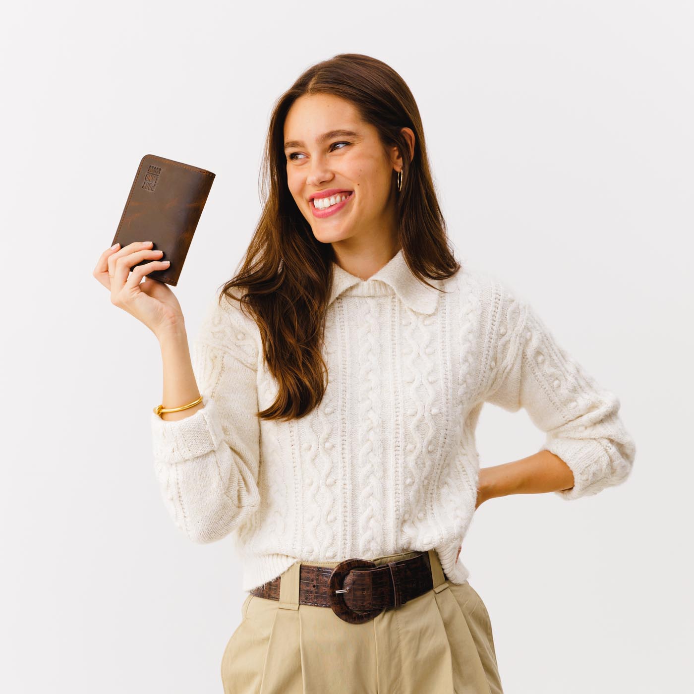 Leather Modern Passport Holder - Image 95