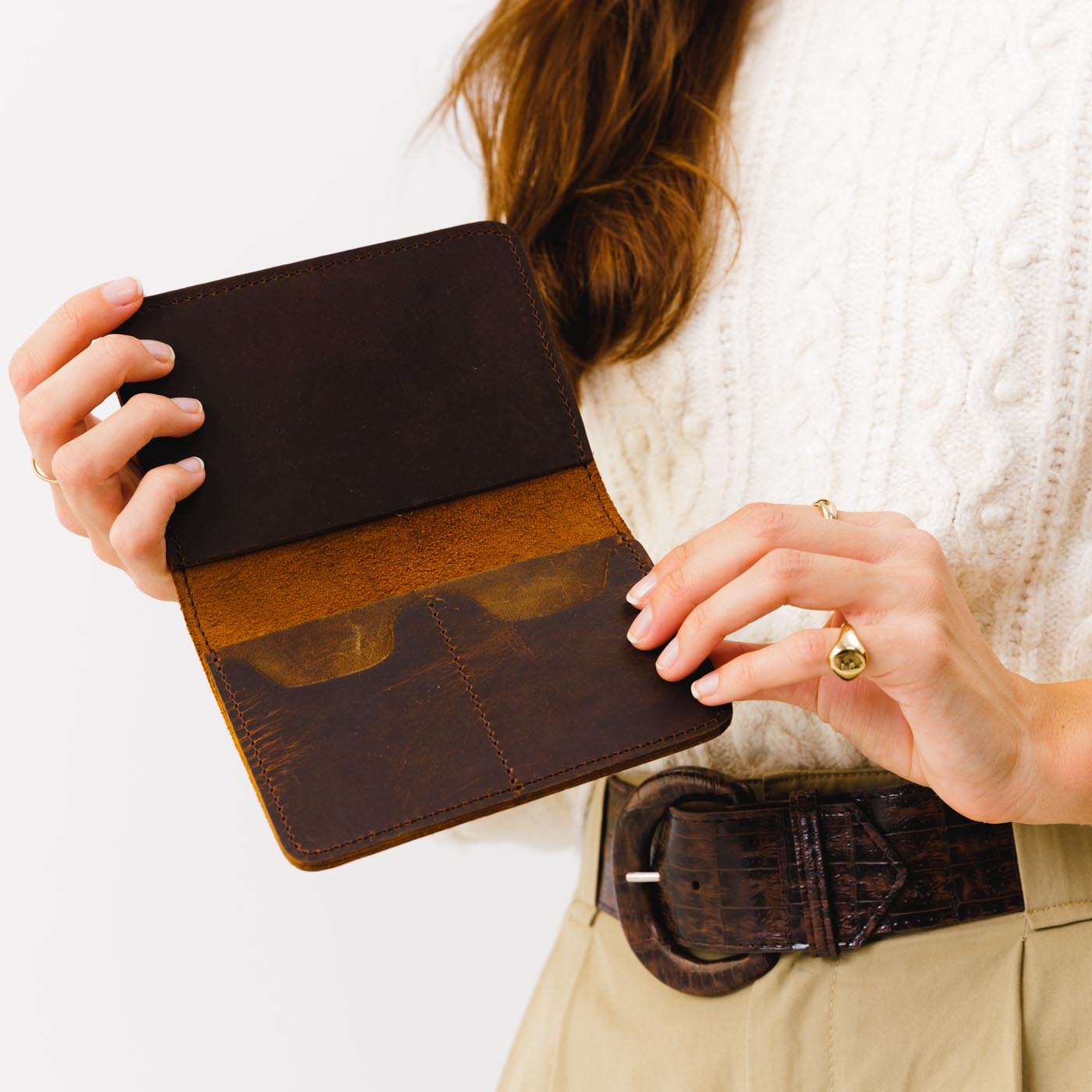 Leather Modern Passport Holder - Image 94