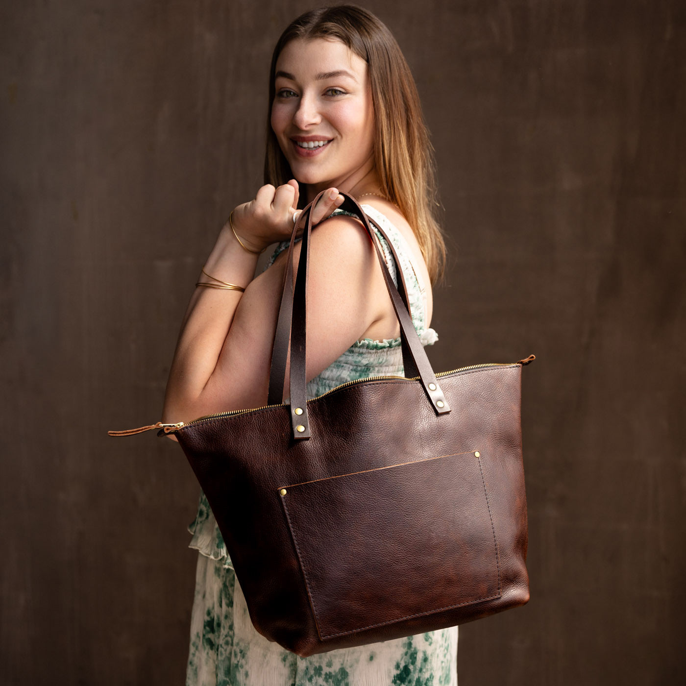'Almost Perfect' Leather Tote Bag - Image 159